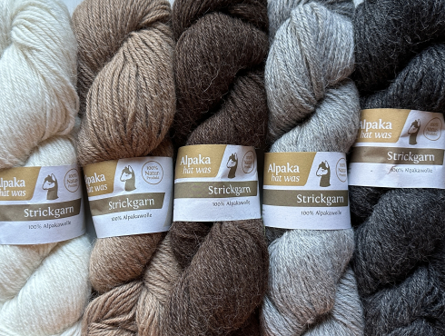 Alpaka Strickgarn