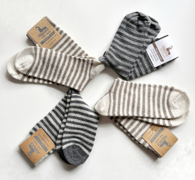 Alpaka Socken, Sohlen, Schuhe