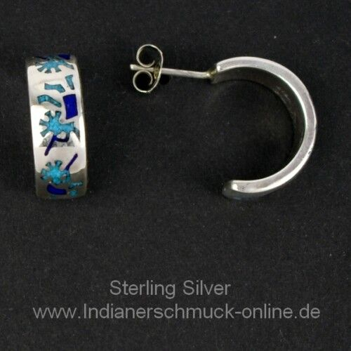 Kokopelli Ohrstecker Creole Indianerschmuck