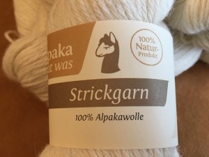 Alpakagarn 100% Alpaka 180 m 100g Natur Wollwei�