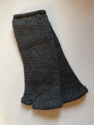Handstulpe aus 100% Alpaka anthrazit