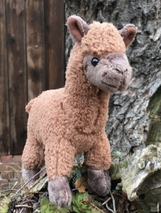 Alpaka Pl�schtier in braun