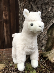 Alpaka Pl�schtier in wei�