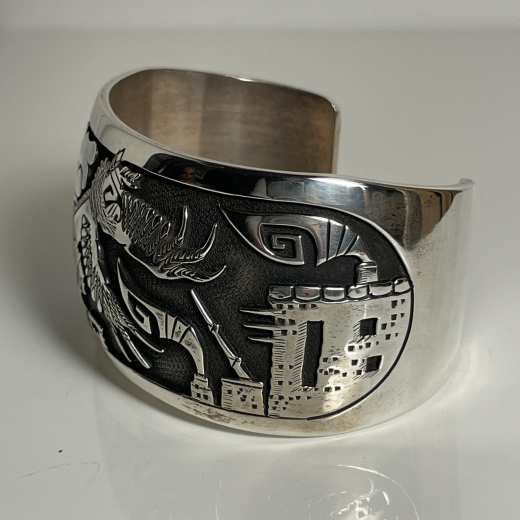 Pueblo Armreif Overlay Appliqu� Navajo Hyson Craig