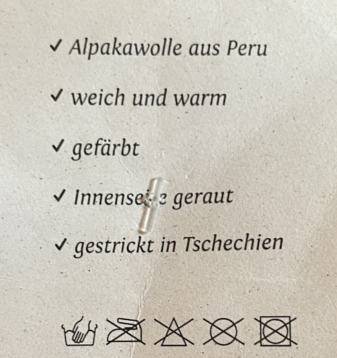 Alpaka Kinder Fausthandschuhe Gr.2 - 6