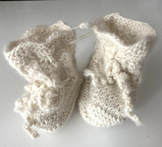 Baby Schuhe aus 100% Alpaka