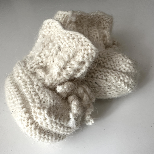 Baby Schuhe aus 100% Alpaka