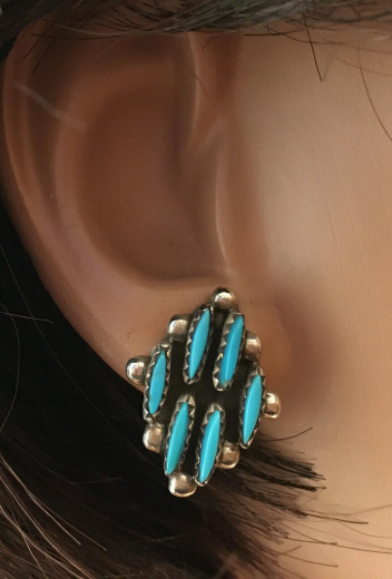 T�rkis Ohrstecker Zuni