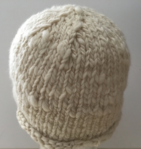 M�tze aus 100 % Merinowollw handmade