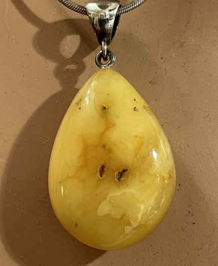 Natur Bernstein Honiggelber Tropfen