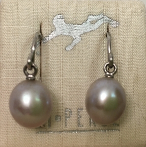 SWZ Perlenohrh�nger grau