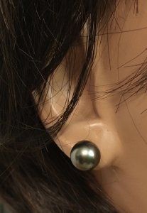 Tahiti Perlenohrstecker 8 - 9mm