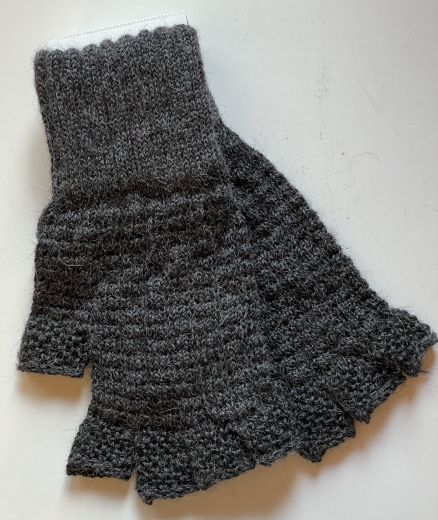 Alpaka Kurzfinger Handschuh f�r Damen und Herren