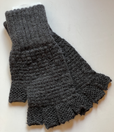 Alpaka Kurzfinger Handschuh f�r Damen und Herren