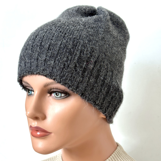 Alpaka Herren M�tze Beanie kurz 100 % Alpaka in drei Farben