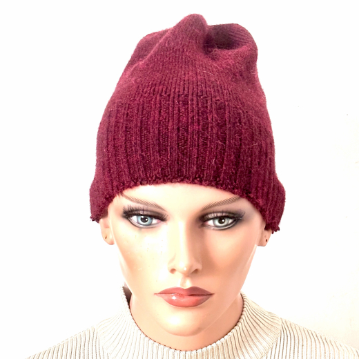Alpaka Herren M�tze Beanie kurz 100 % Alpaka in drei Farben