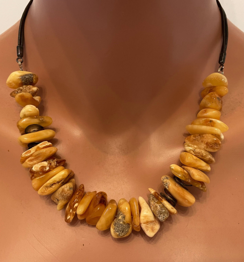 Natur Bernstein Splitter gro� roh