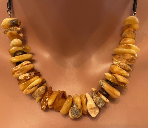 Natur Bernstein Splitter gro� roh