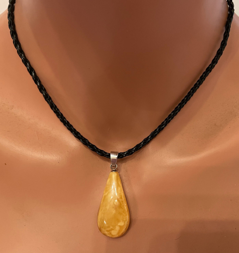 Natur Bernstein Gelber Anh�nger