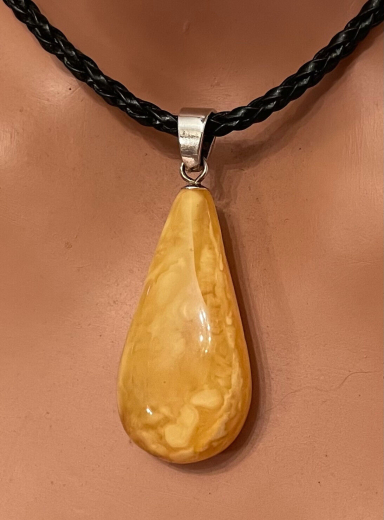 Natur Bernstein Gelber Anh�nger