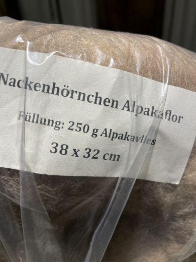 Alpaka Nackenh�rnchen aus Alpakaflor -in zwei Farben