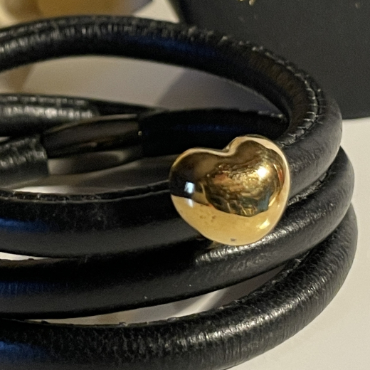 Story by Kranz & Ziegler Starter Leder Armband 57 cm mit Herz 5000415