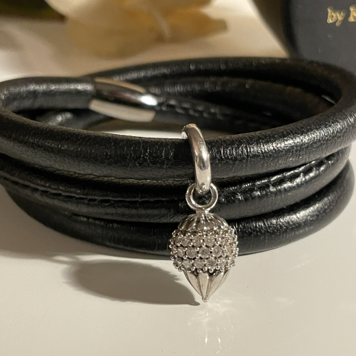 Story by Kranz & Ziegler Charm Anh�nger Treasure Drop Silber 4208741