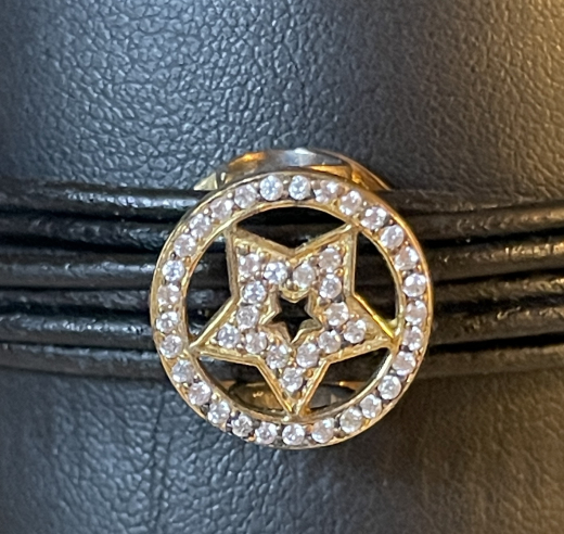 Story by Kranz & Ziegler Charm Stern mit Zirkonia Anh�nger Silber verg. 5208865