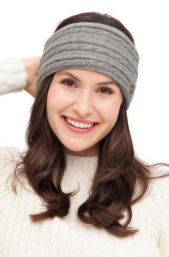 Weiches Alpaka Stirnband SUAVE ohne Twist