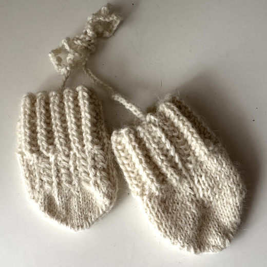 Baby Handschuh aus 100% Alpaka