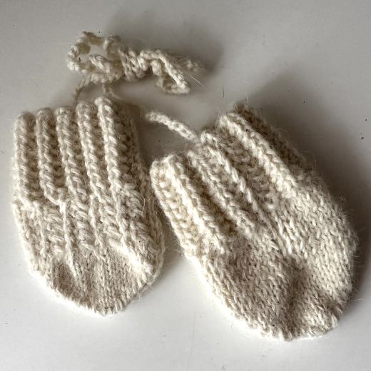 Baby Handschuh aus 100% Alpaka
