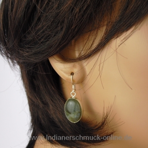 Labradorit Ohrh�nger Navajo Indianerschmuck