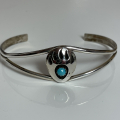 B�rentatzen Armreif mit T�rkis Navajo Indianerschmuck
