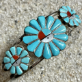Sunface Armreif T�rkis Zuni Indianerschmuck
