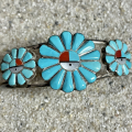 Sunface Armreif T�rkis Zuni Indianerschmuck