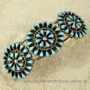T�rkis Cluster Armreif Zuni Indianerschmuck