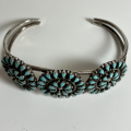 T�rkis Cluster Armreif Zuni Indianerschmuck