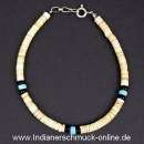 Armband Melon Muschel mit T�rkis Indianerschmuck