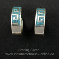 Welle T�rkis Creole ChipInlay Indianerschmuck