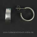 Welle T�rkis Lapis Creole ChipInlay Indianerschmuck