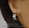 B�ffel Ohrstecker T�rkis Koralle