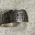 Kachina Ceremony Armreif Overlay Hopi Marvin Lucas