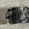 Pueblo Armreif Overlay Appliqu� Navajo Hyson Craig