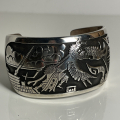 Pueblo Armreif Overlay Appliqu� Navajo Hyson Craig
