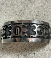 Schildkr�ten Hopi Overlay Armreif Trinidad Lucas