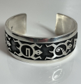 Schildkr�ten Hopi Overlay Armreif Trinidad Lucas
