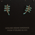 Needlepoint Ohrstecker Zuni Indianerschmuck