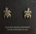 Schildkr�te Ohrring Hopi Overlay