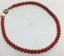 Echte Koralle Armband 4mm