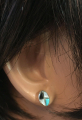 Multicolour Ohrstecker Zuni Indianerschmuck